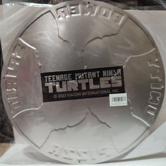 Teenage Mutant Ninja Turtles Metal Tin Sign Wall Hanging TMNT Collectible - Picture 2 of 3